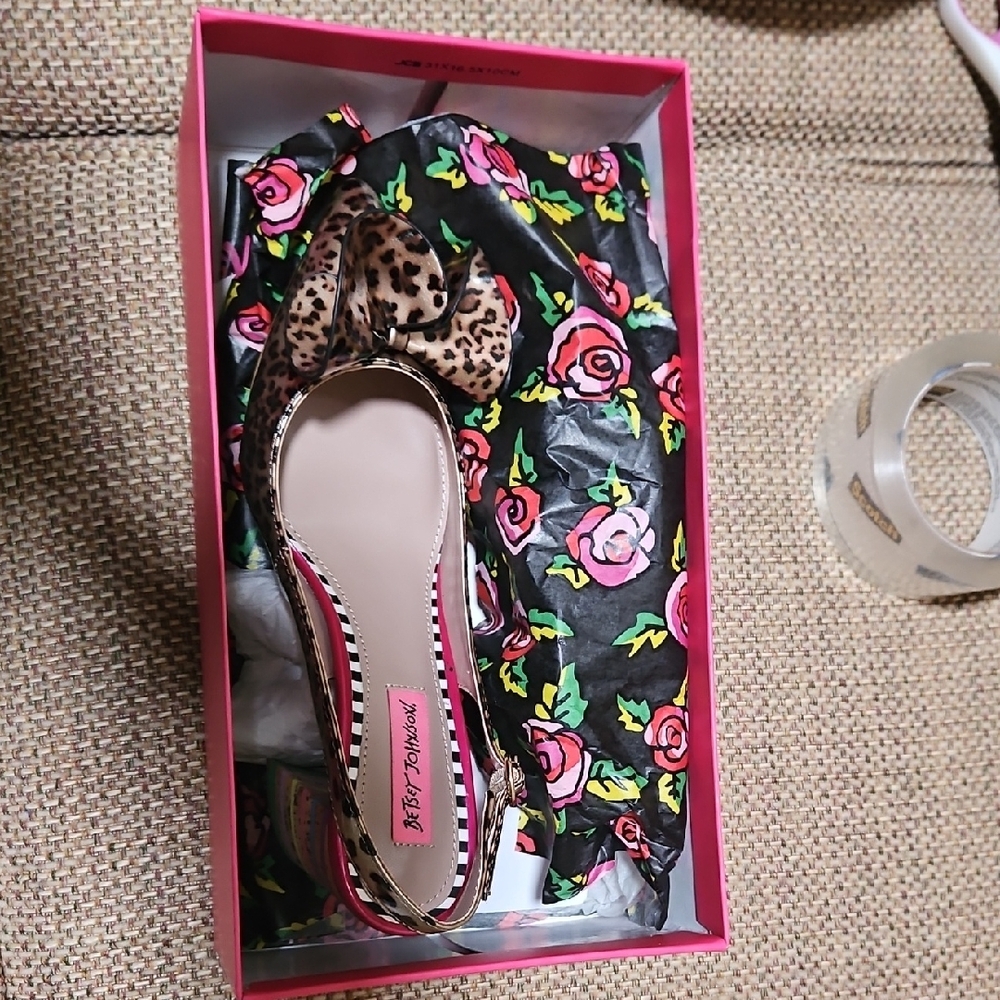 Betsey Johnson Leopard Print Women's Shoes